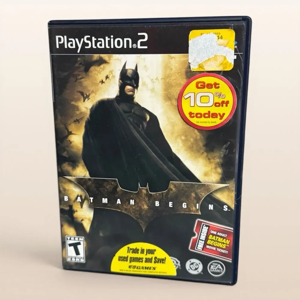 Sony PlayStation 2 (PS2) - Batman Begins - 2005 CIB - VG